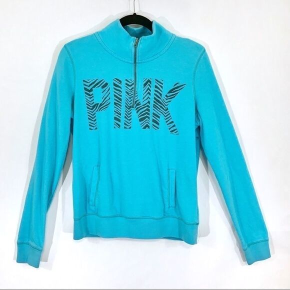 VS Pink 1/2 zip sweatshirt size S - Picture 1 of 5